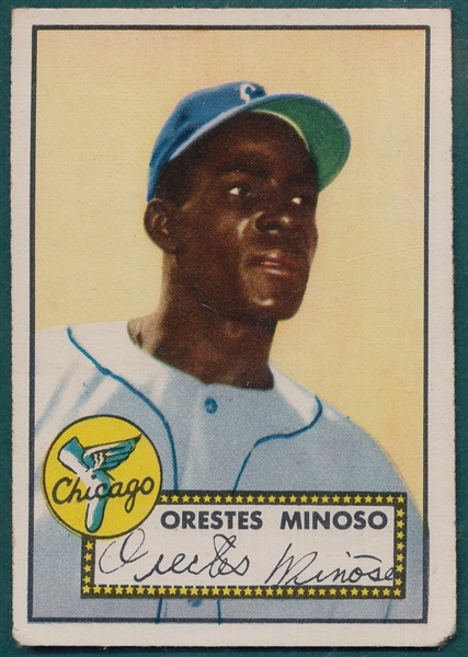 1952 Topps #195 Orestes Minoso *Rookie*