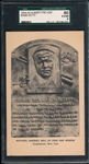 1944-45 Albertype HOF Postcard Babe Ruth SGC 80