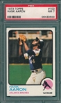 1973 Topps #100 Hank Aaron PSA 7