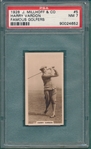 1928 J. Millhoff & Co. #5 Vardon, Famous Golfers PSA 7