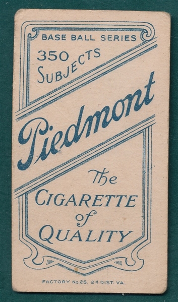 1909-1911 T206 Powell Piedmont Cigarettes 