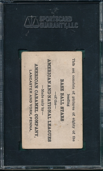 1921 E121-80 John McGraw American Caramel Co. SGC 45