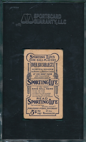 1910-11 M116 George Perring Sporting Life SGC 10