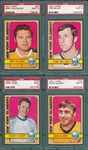  1972 Topps Hockey Lot of (4) W/ #103 Crisp, PSA 9 *Mint*