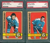  1972 Topps Hockey Lot of (5) W/ #157 Hextall, PSA 9 *Mint*