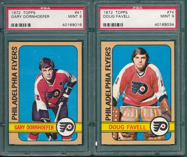  1972 Topps Hockey Lot of (6) W/ #26 Nolet, PSA 9 *Mint*