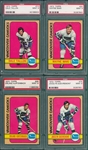  1972 Topps Hockey Lot of (4) W/ #15 Tallon, PSA 9 *Mint*