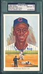 1989 Perez-Steele Celebration Postcard #3 Ernie Banks PSA/DNA 10 *Autographed*