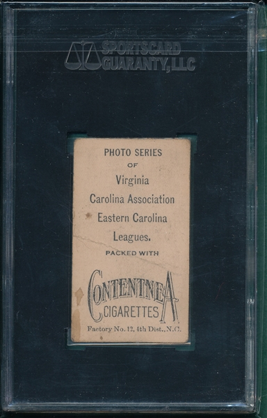 1910 T209 Springs Contentnea Cigarettes SGC 10 *Photo Series* 