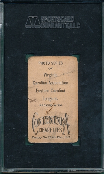 1910 T209 Ridgeway Contentnea Cigarettes SGC 20 *Photo Series* 