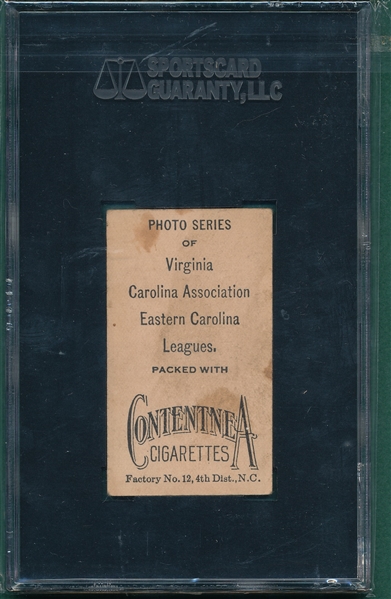 1910 T209 Jackson, Greensboro, Contentnea Cigarettes SGC 50 *Photo Series* 