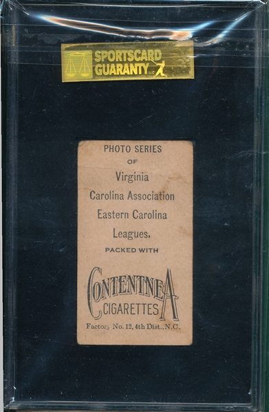 1910 T209 Wehrell Contentnea Cigarettes SGC 20 *Photo Series*