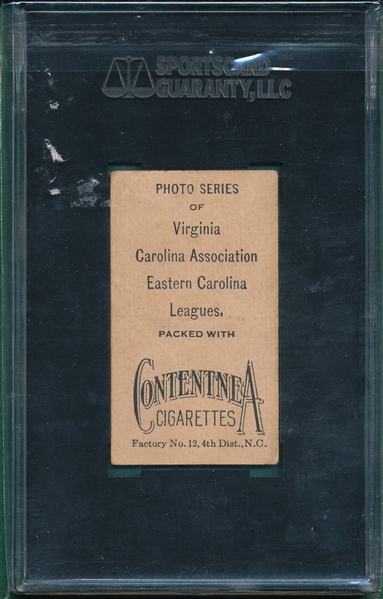 1910 T209 Kelly, Anderson, Contentnea Cigarettes SGC 10 *Photo Series*