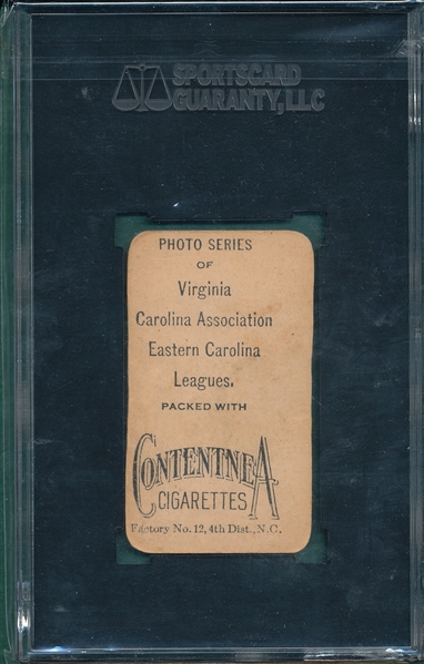 1910 T209 Spratt Contentnea Cigarettes SGC 1.5 *Photo Series*