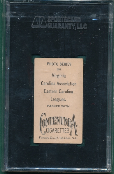 1910 T209 Andrada Contentnea Cigarettes SGC 20 *Photo Series*