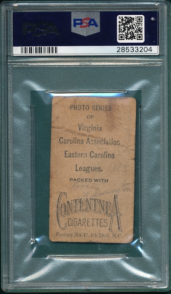 1910 T209 Doak Contentnea Cigarettes PSA 1 (MK) *Photo Series* 