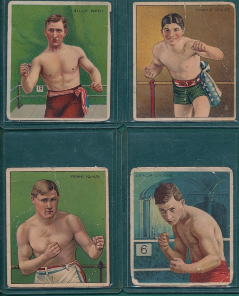 1910 T218 Boxing Lot of (11) W/ Jack Johnson