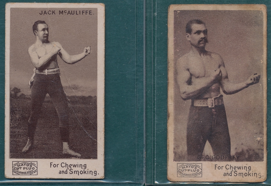 1890 N310 Godfrey & McAuliffe Mayo Cut Plug, Lot of (2) Boxers