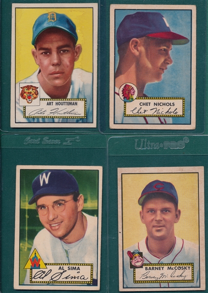 1952 Topps Lot of (57) W/ #296 Red Rolfe