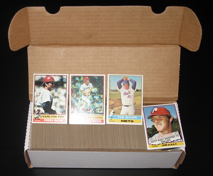 1976 Topps Lot of (482) W/ Ryan PSA & Eckersley, Rookie