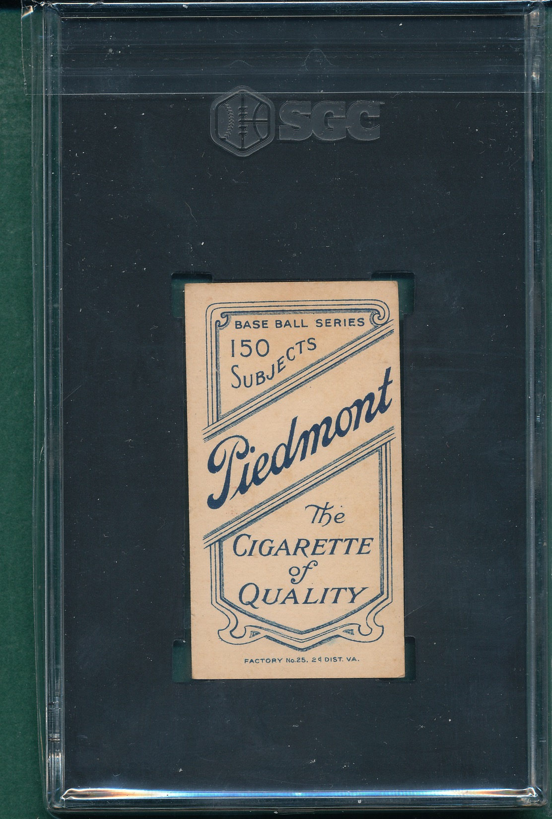 Lot Detail - 1909-1911 T206 Ganley Piedmont Cigarettes SGC 4.5