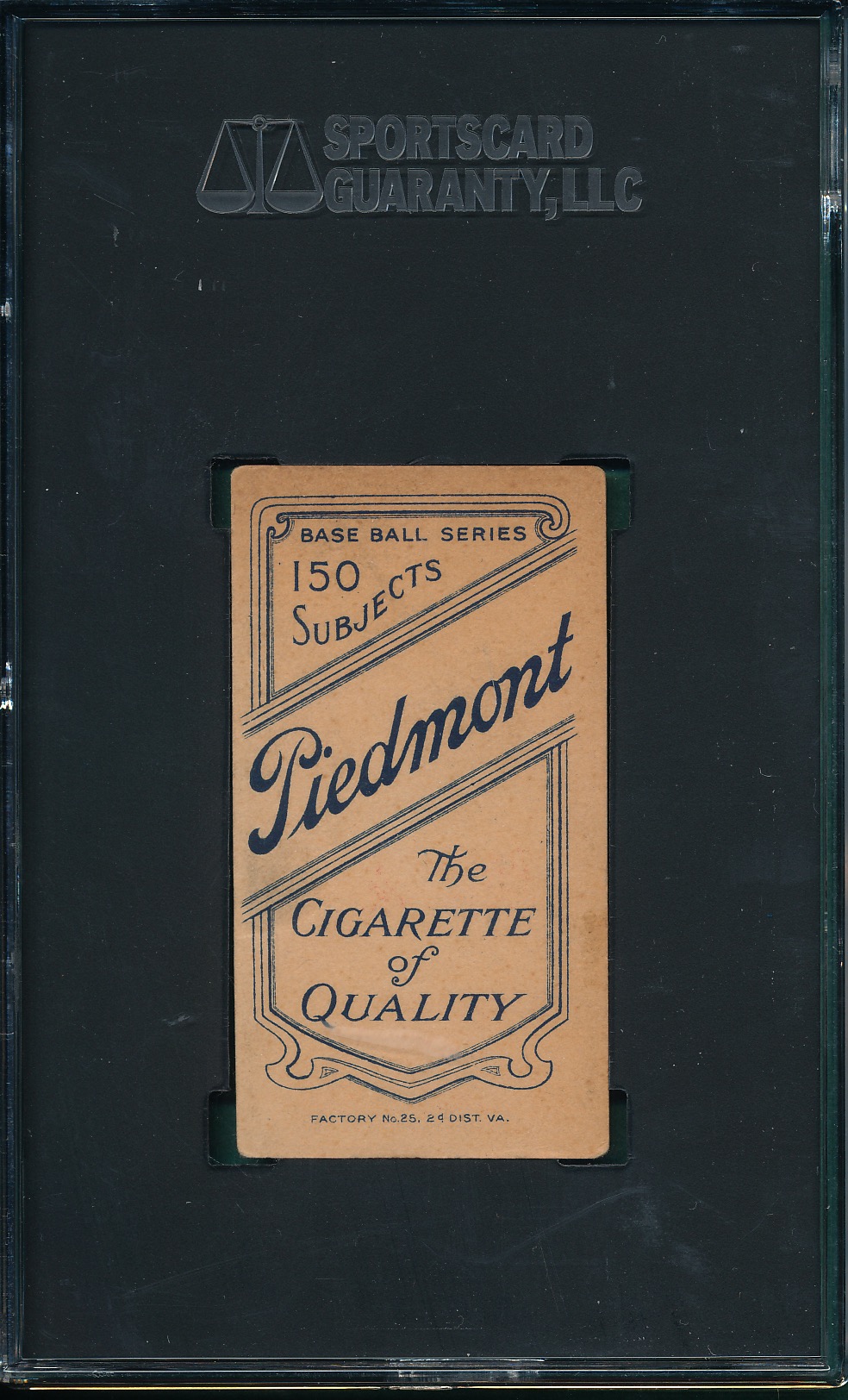 Lot Detail - 1909-1911 T206 Stone Piedmont Cigarettes SGC 3