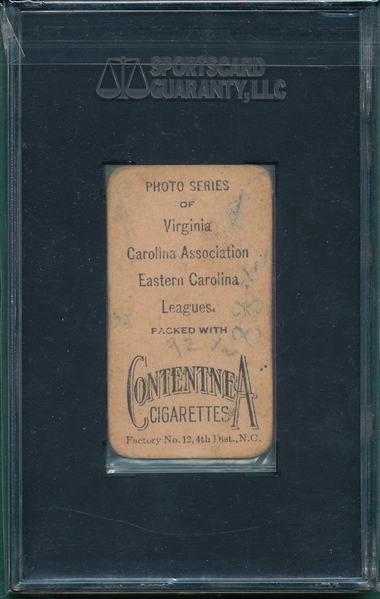 1910 T209 Brandon Contentnea Cigarettes SGC 10 *Photo Series* 