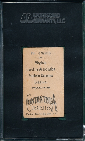 1910 T209 Munsen Contentnea Cigarettes SGC 1 *Photo Series* 