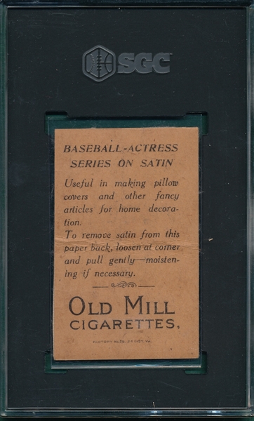 1909 S74 Silks (White) Danny Murphy Old Mill Cigarettes SGC 2.5