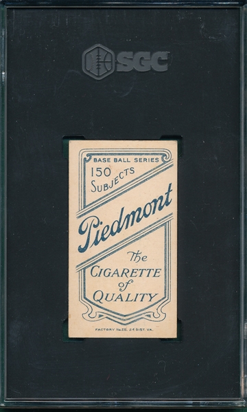 1909-1911 T206 Conroy, Fielding, Piedmont Cigarettes SGC 5