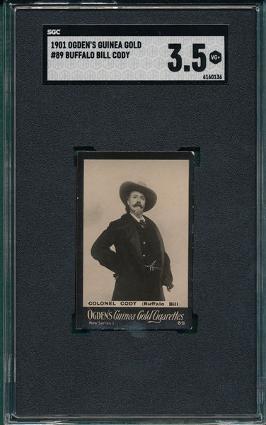 1901 Ogden's Guinea Gold #89 Buffalo Bill Cody SGC 3.5