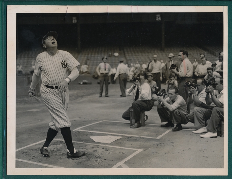 Type 1 Photograph W/ Babe Ruth PSA/DNA Authentic