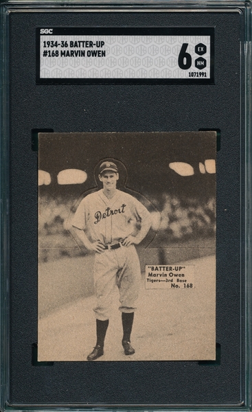 1934-36 Batter-Up Marvin Owen SGC 6