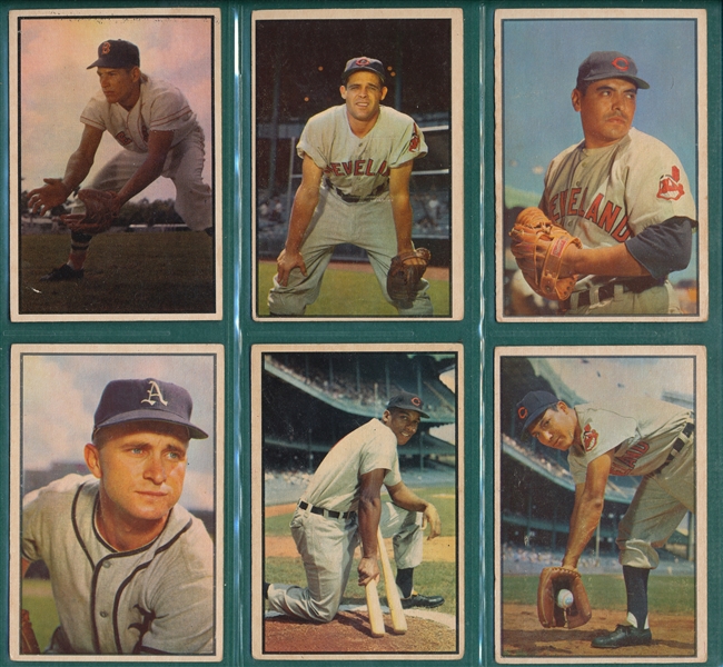 1953 Bowman Color Lot of (10) W/ Irvin & Minoso