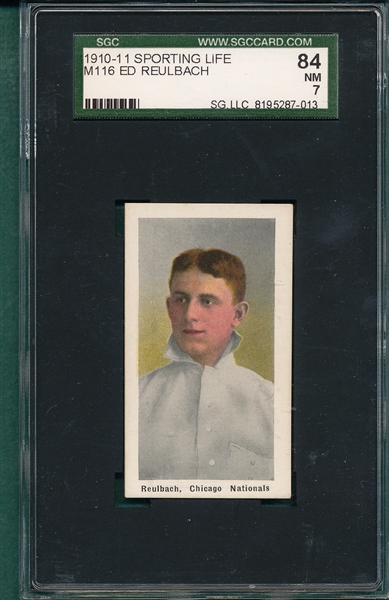 1910-11 M116 Reulbach Sporting Life SGC 84