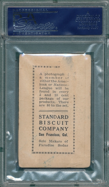 1921 Standard Biscuit Kid Gleason PSA 1.5