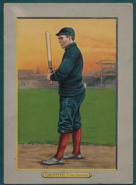 1910-11 T3 #17 Clark Griffith Turkey Red Cigarettes