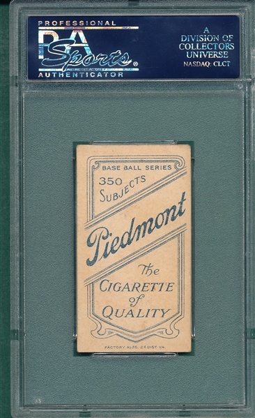 1909-1911 T206 Tris Speaker Piedmont Cigarettes PSA 4