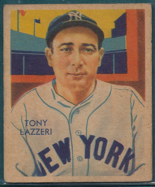1934-36 Diamond Stars #74 Tony Lazzeri 