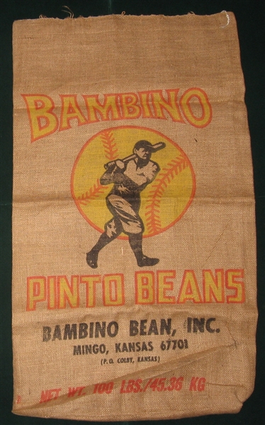 1960s Babe Ruth Bambino Pinto Beans