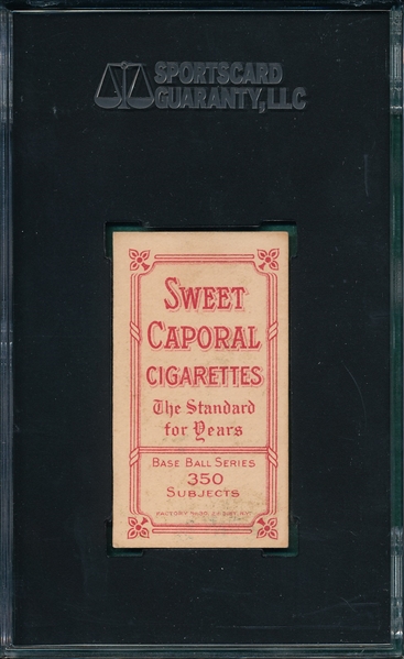 1909-1911 T206 Steinfeldt, Batting, Sweet Caporal Cigarettes SGC 70