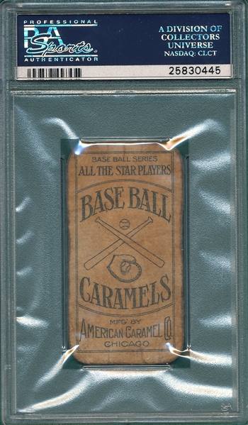 1910 E90-3 Rollie Zeider American Caramel Co. PSA 1