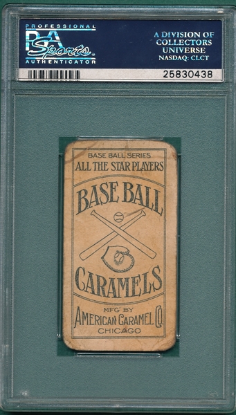 1910 E90-3 Ed Hahn American Caramel Co. PSA 1