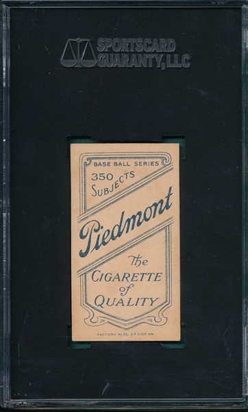1909-1911 T206 Groom Piedmont Cigarettes SGC 84