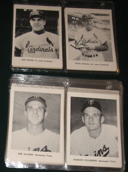 1950s/60s Picture Packs Lot of (80) W/ Musial & Aaron