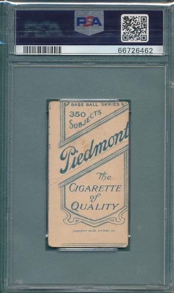 1909-1911 T206 Groom Piedmont Cigarettes PSA 2 (MC) (Miscut Back)