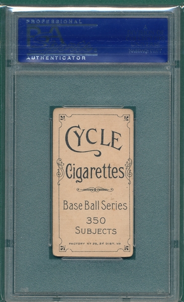 1909-1911 T206 Abbott Cycle Cigarettes PSA 3
