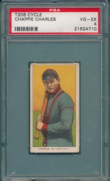 1909-1911 T206 Charles Cycle Cigarettes PSA 4