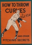 1930s Quaker Puffed Rice "How To Throw Curves" by Babe Ruth, Booklet.