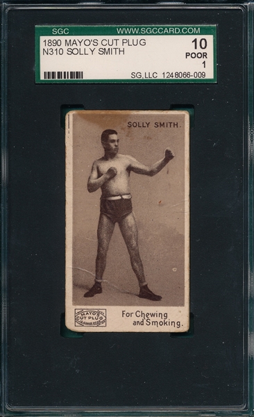 1890 N310 Solly Smith, Boxer, Mayo Cut Plug, SGC 10